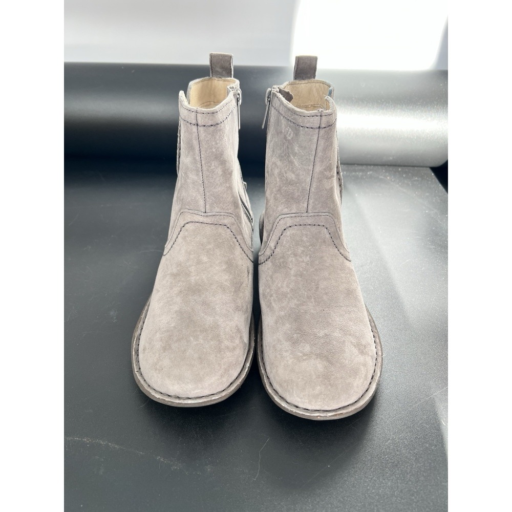 UGG Womens Neevah Boots Size 7 Beige Tan Suede Shearling Sherpa Zip Booties‎